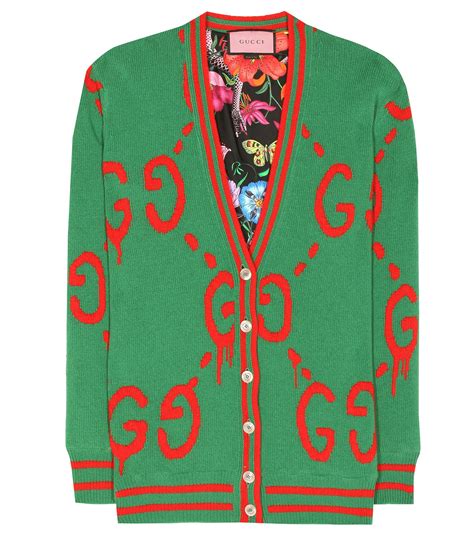 gucci collegiate cardigan sweater|Gucci ghost cardigan.